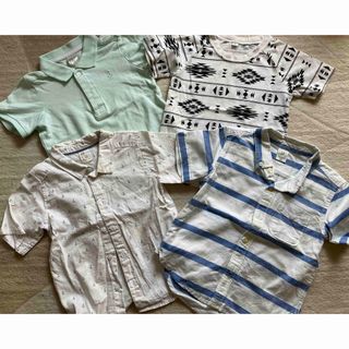 エイチアンドエム(H&M)の半袖Tシャツポロシャツ4枚セット　90(Tシャツ/カットソー)