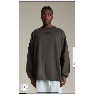 FEAR OF GOD - 【新品 Mサイズ】新作 ロンT グレー fog essentials