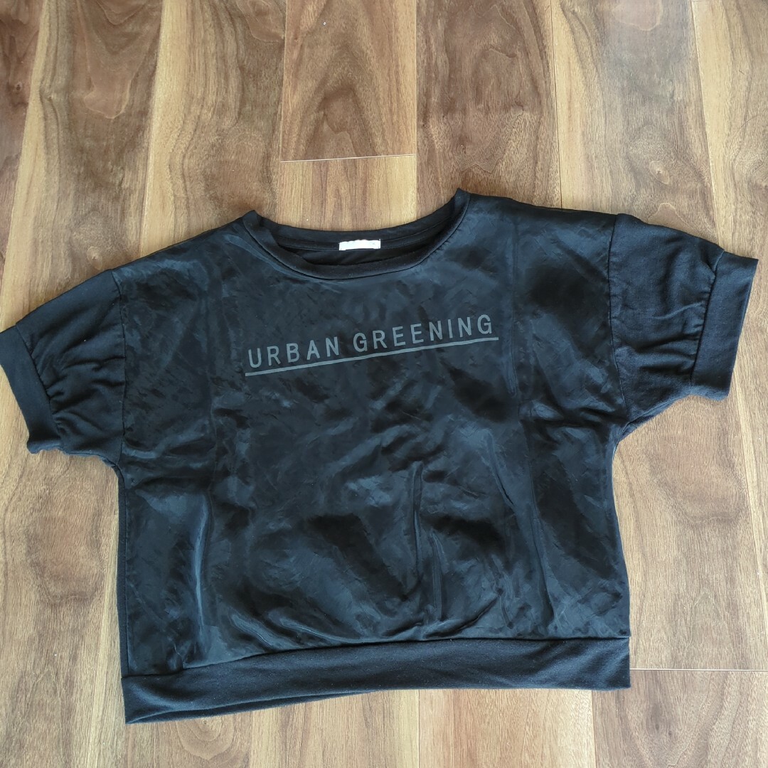 GU(ジーユー)の短めTシャツ　GU レディースのトップス(Tシャツ(半袖/袖なし))の商品写真