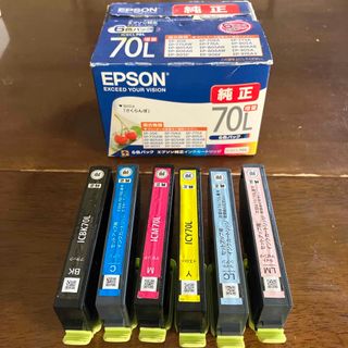 エプソン(EPSON)の【値下げ中】使用済みエプソン インクカートリッジ IC6CL70L(1セット)(その他)