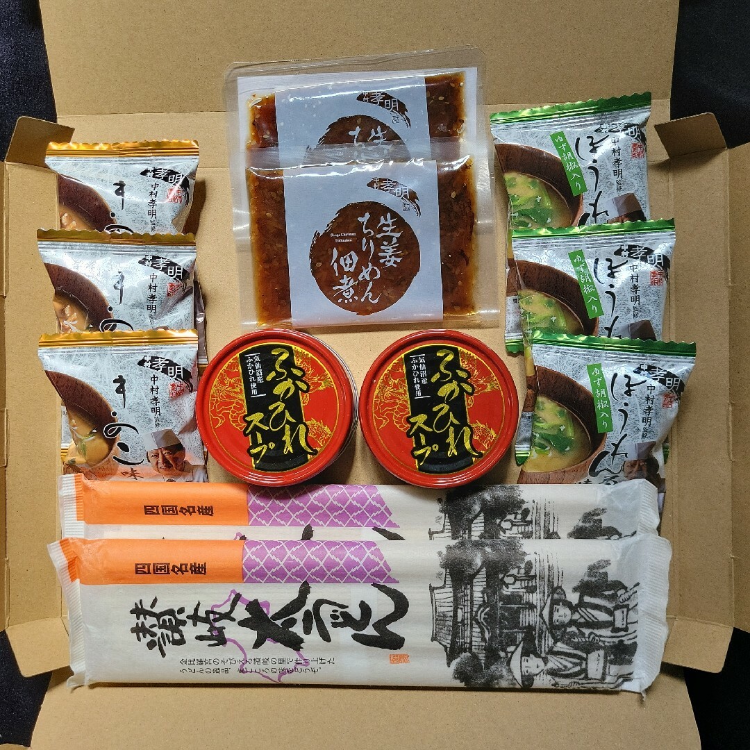 1★中村孝明監修味噌汁&讃岐うどんセット★ 食品/飲料/酒の加工食品(その他)の商品写真