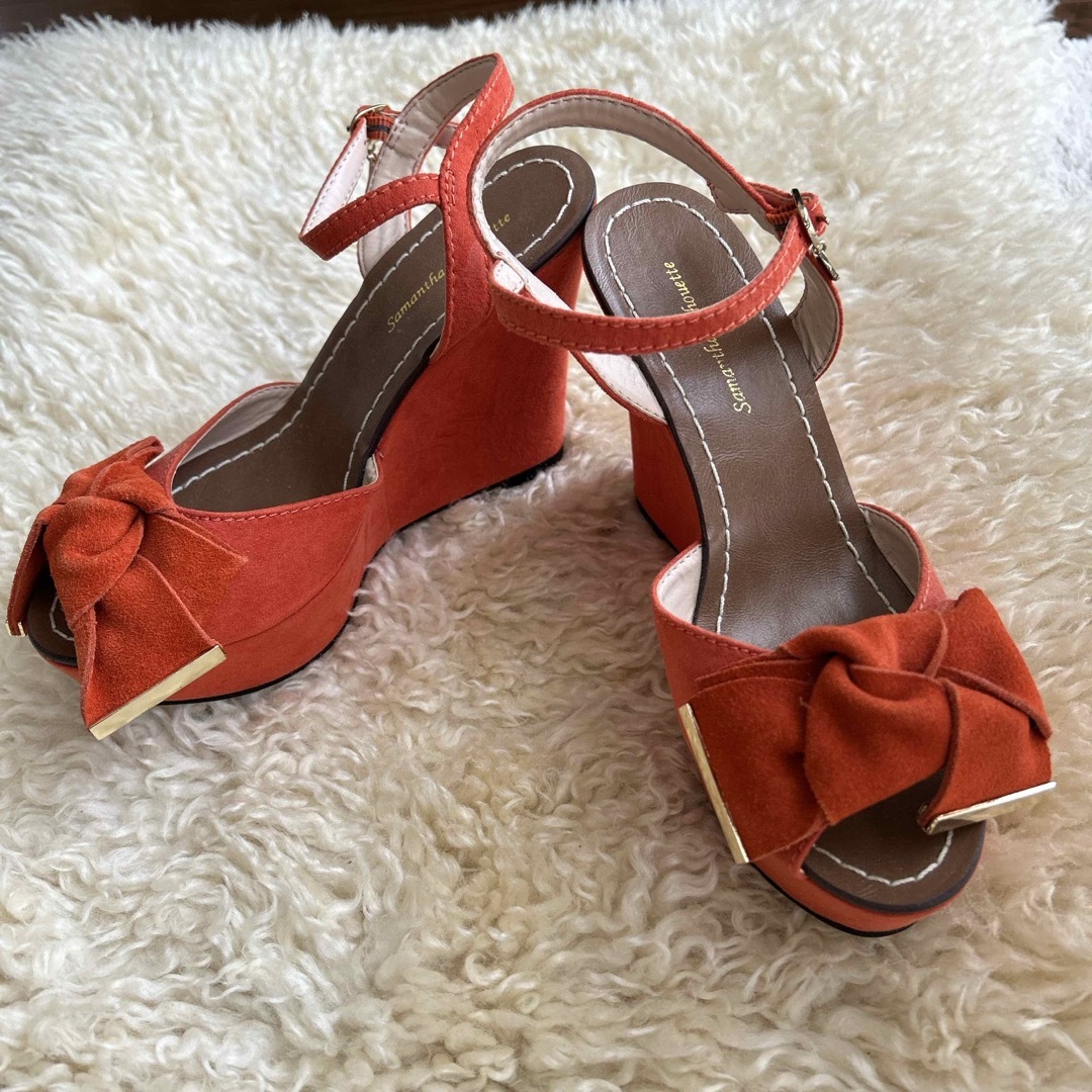 Samantha Thavasa Petit Choice(サマンサタバサプチチョイス)の新品　厚底サンダル　サマンサ　size36  22.5〜23cm レディースの靴/シューズ(サンダル)の商品写真