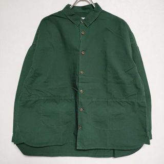 ナチュラルランドリー(NATURAL LAUNDRY)のNATURAL LAUNDRY 60タイプライター ポッターシャツ ブラウス シャツ グリーン レディース ナチュラルランドリー【中古】4-0404M∞(シャツ/ブラウス(長袖/七分))