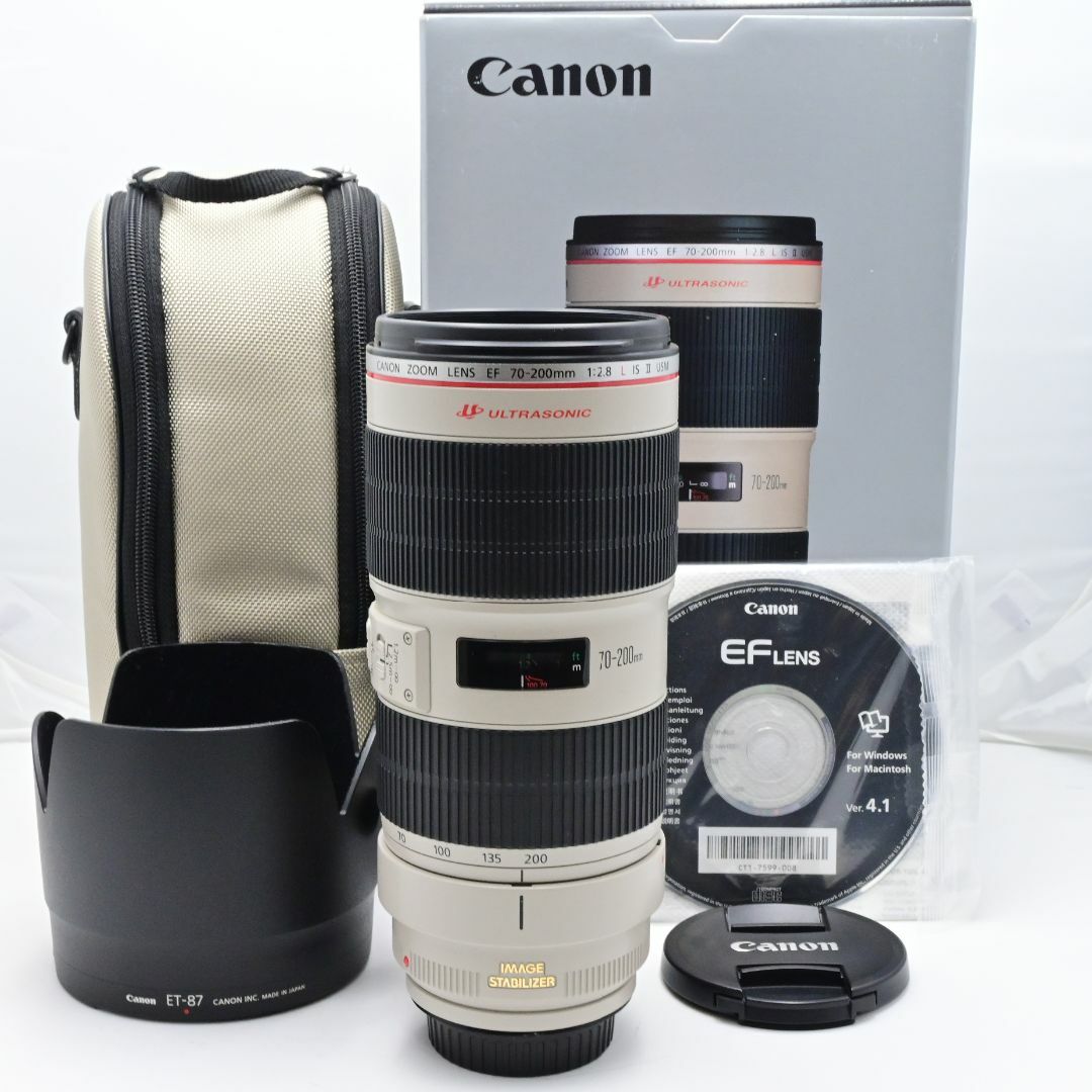 キヤノン Canon EF70-200mm F2.8L IS II USM スマホ/家電/カメラのカメラ(レンズ(ズーム))の商品写真