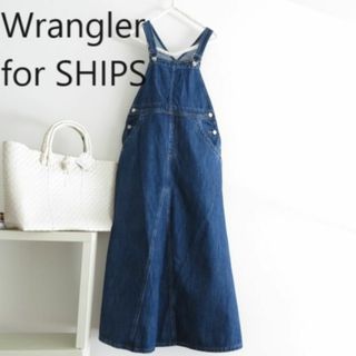 シップス(SHIPS)のWrangler SHIPS　ラングラー　シップス　別注　デニムワンピース　S(ロングワンピース/マキシワンピース)