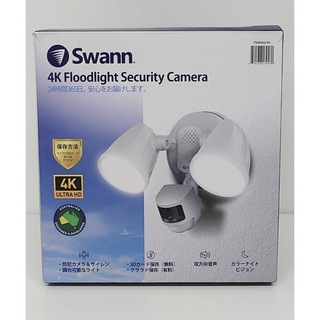Swann Wifiフロードライト 4Kカメラ 防犯カメラ　センサーライト