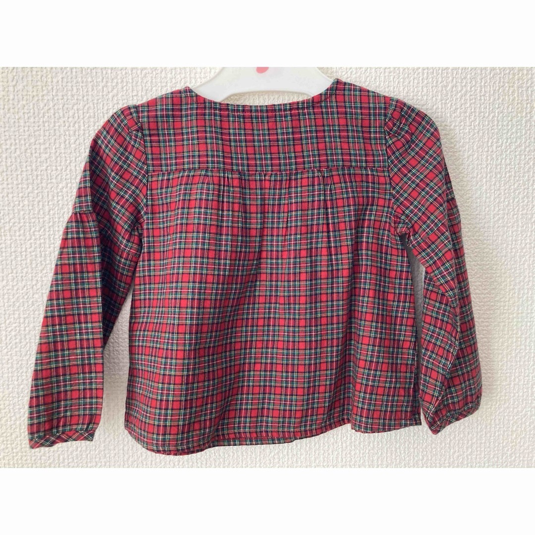 babyGAP(ベビーギャップ)のbaby GAP  90 チェック カットソー キッズ/ベビー/マタニティのキッズ服女の子用(90cm~)(Tシャツ/カットソー)の商品写真