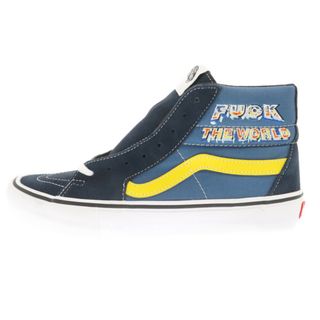 ヴァンズ(VANS)のVANS ヴァンズ 19AW×SUPREME SK8‐HI PRO VN0A45JDSY2 シュプリーム スケート ハイカットスニーカー ネイビー US8.5/26.5cm(スニーカー)