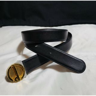 ダンヒル(Dunhill)の◆dunhill ダンヒル◆ロゴバックル レザー ベルト ブラック(ベルト)