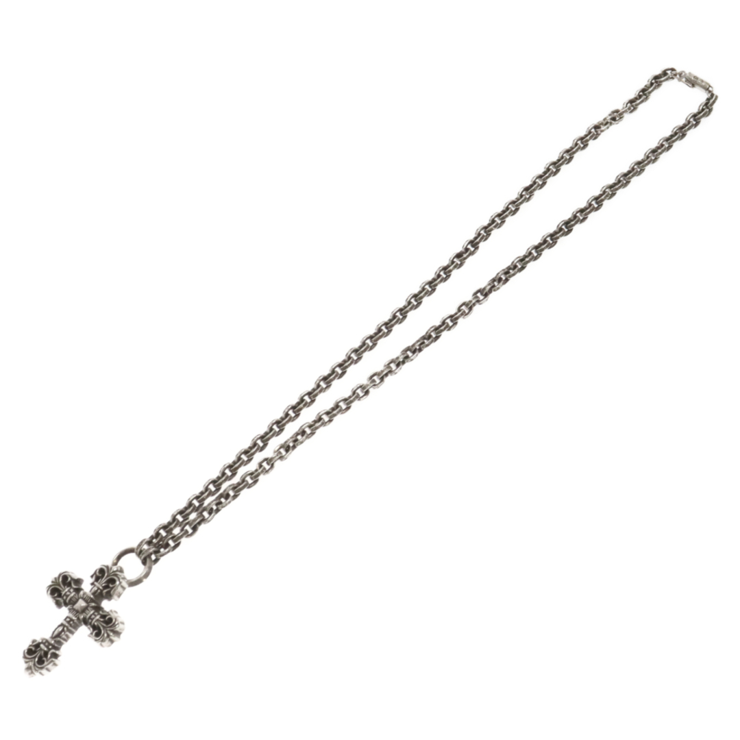 Chrome Hearts(クロムハーツ)のCHROME HEARTS クロムハーツ FILIG CROSS XS W PAPER CHAIN 24 フィリグリークロスペーパーチェーン20inch メンズのアクセサリー(ネックレス)の商品写真