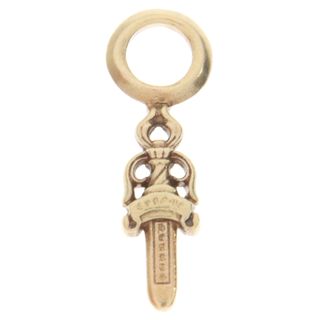 クロムハーツ(Chrome Hearts)のCHROME HEARTS クロムハーツ 22K STACK DAGGER ダガースタックチャーム ゴールドネックレストップ(ネックレス)