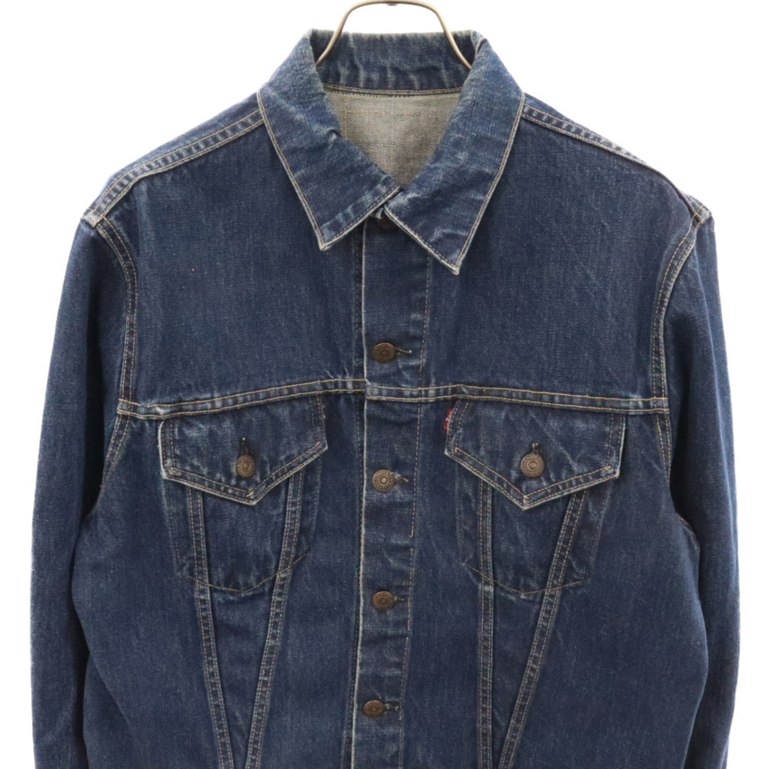 Levi's(リーバイス)のLevi's リーバイス 60S VINTAGE 557 3rd ヴィンテージ デニムトラッカージャケット ボタン裏O 均等V BIGE ギャラ無し フラップ裏同オンス インディゴ メンズのジャケット/アウター(Gジャン/デニムジャケット)の商品写真