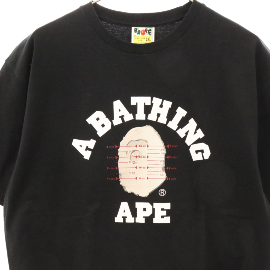 A BATHING APE(アベイシングエイプ)のA BATHING APE アベイシングエイプ ×Pusha T 15SS BAPE STORE NYC 10th S/S TEE プッシャーT ニューヨークストア10周年記念カレッジロゴプリント半袖Tシャツ ブラック 001TEF731923X メンズのトップス(Tシャツ/カットソー(半袖/袖なし))の商品写真