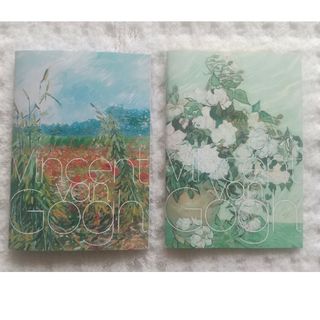 ゴッホ 絵画 A5 ノート Vincent van Gogh 麦畑とポピー 薔薇