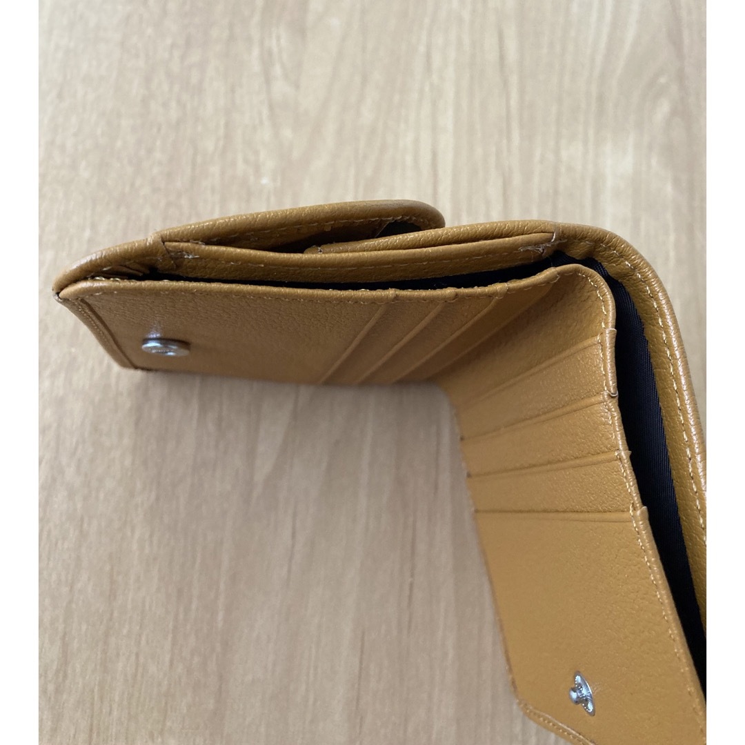 【難あり】メロディ　革財布　キャメル レディースのファッション小物(財布)の商品写真