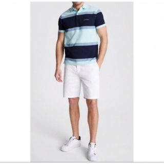 TOMMY HILFIGER - 送料無料 新品 TOMMY HILFIGER ストライプ ポロシャツXL