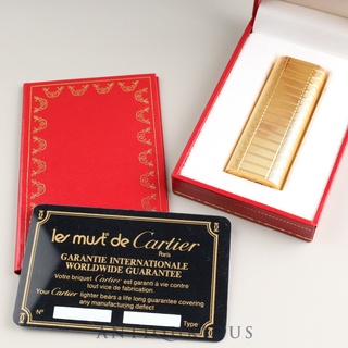 カルティエ(Cartier)のCARTIER カルティエ ライター オーバル GP 箱 保証書（ブランク）(タバコグッズ)