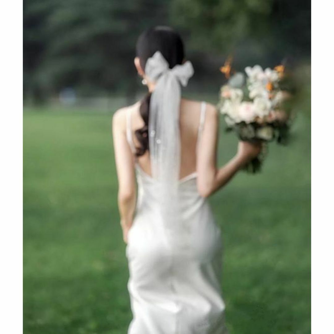 シンプルウェディングドレス  　レディース　結婚式　二次会　マーメイド レディースのフォーマル/ドレス(ウェディングドレス)の商品写真