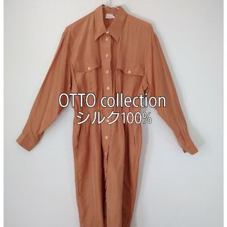 【訳あり】シルクワンピース OTTO collection(ひざ丈ワンピース)