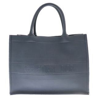 クリスチャンディオール(Christian Dior)のChristian Dior クリスチャンディオール BOOK TOTE MIDIUM ミディアムブックトートバッグ カーフレザー ネイビー(その他)