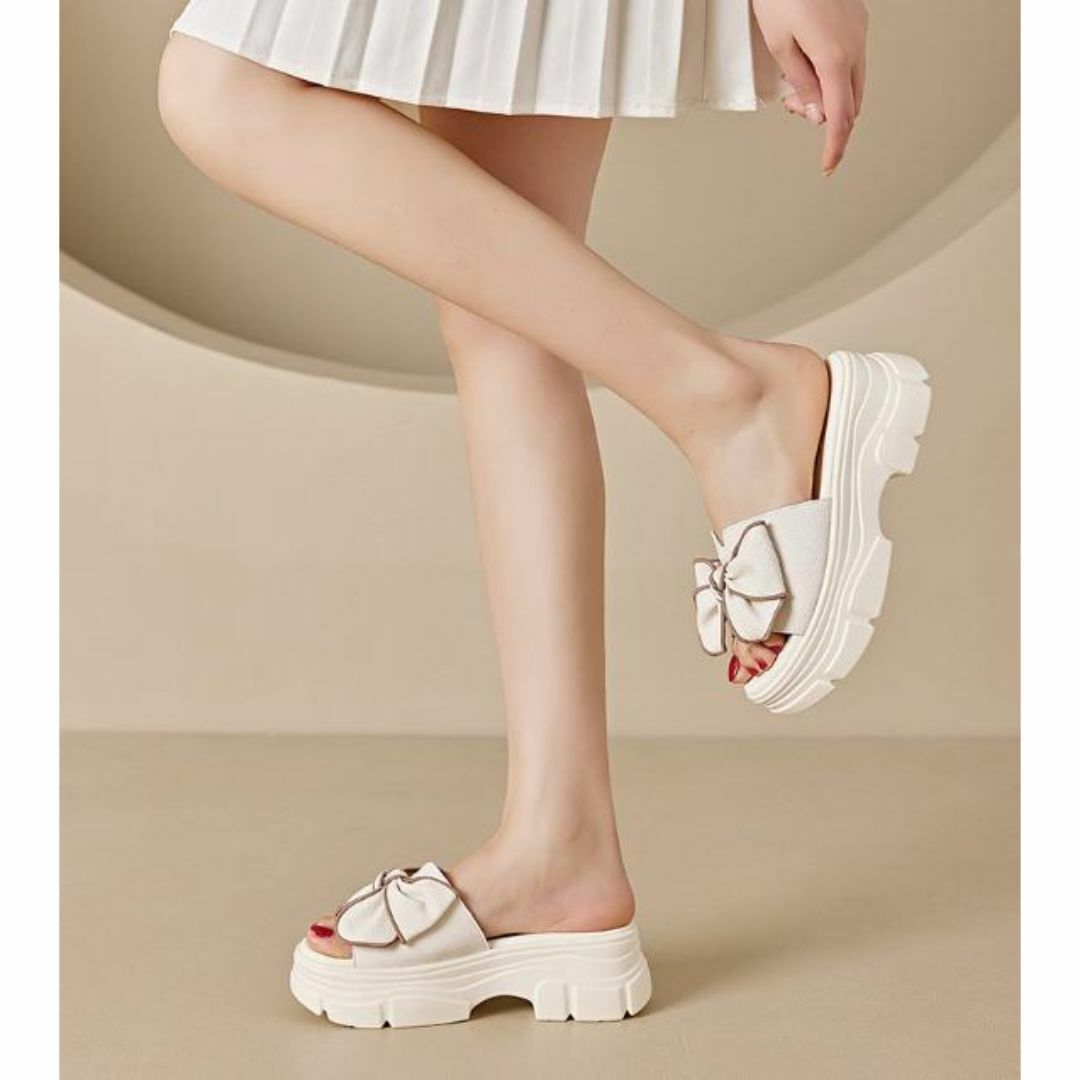 春夏コーデ❤️サンダル　レディース　靴　厚底　スニーカー　シューズ　かわいい レディースの靴/シューズ(スニーカー)の商品写真