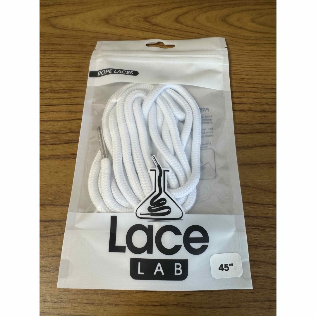 Lace LAB ROPE LACES 45” WHITE SILVER メンズの靴/シューズ(その他)の商品写真