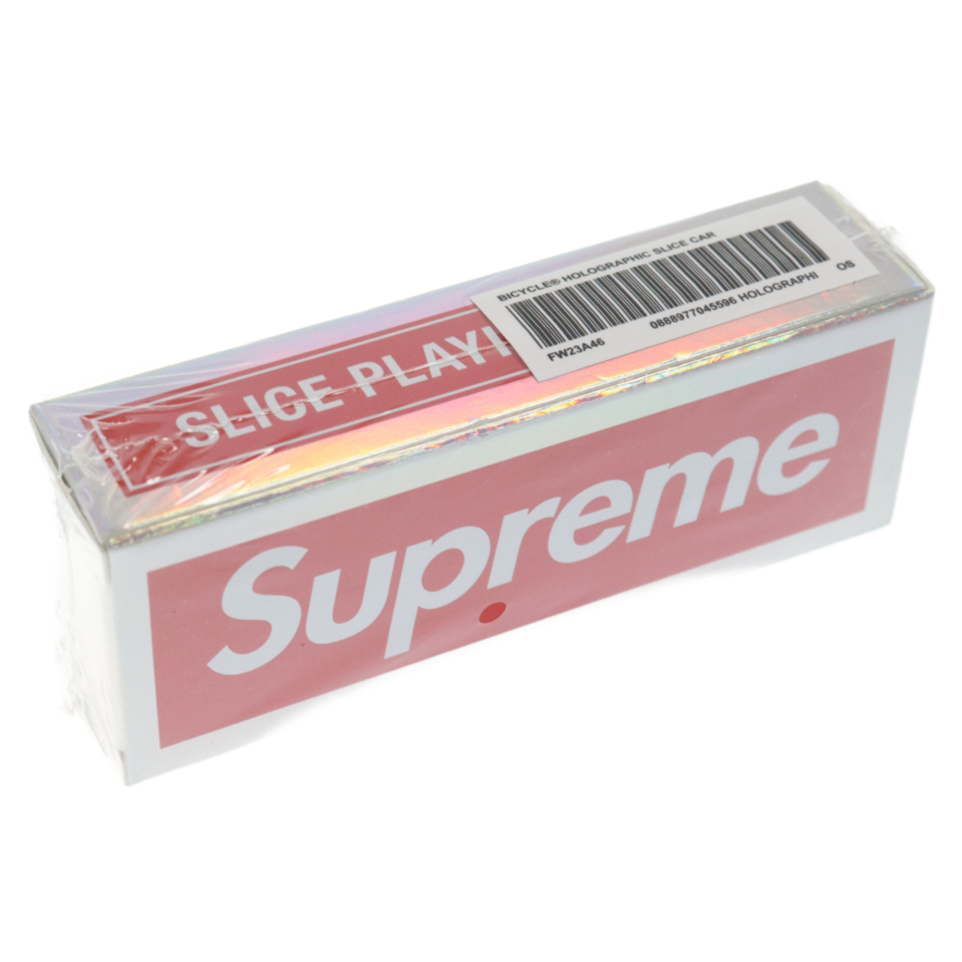 Supreme(シュプリーム)のSUPREME シュプリーム 23AW Bicycle Holographic Slice Cards バイスクル ホログラフィック スライス カード シルバー メンズのアクセサリー(その他)の商品写真