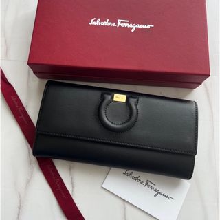 Salvatore Ferragamo - 363 美品 Ferragamo サルヴァトーレフェラガモ 2つ折り 長財布