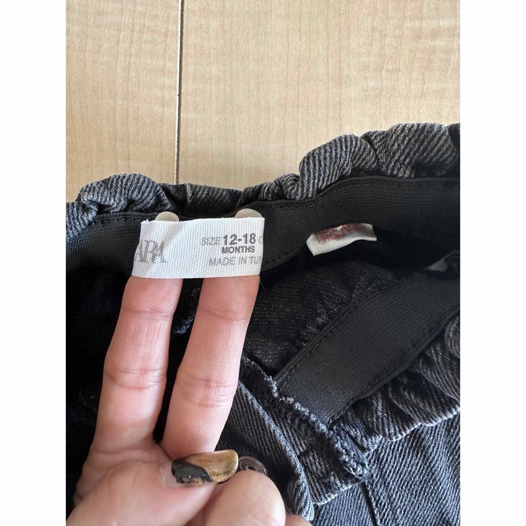 ZARA(ザラ)のZARAデニムスカート キッズ/ベビー/マタニティのキッズ服女の子用(90cm~)(スカート)の商品写真