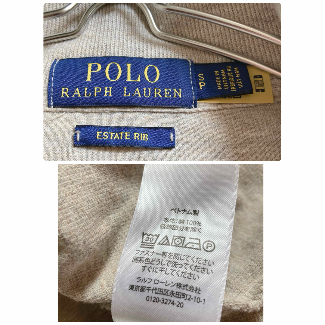 POLO RALPH LAUREN(ポロラルフローレン)の【ポロラルフローレン】美品✨人気 ハーフジップ 現行タグ ホースロゴ コットン レディースのトップス(ニット/セーター)の商品写真