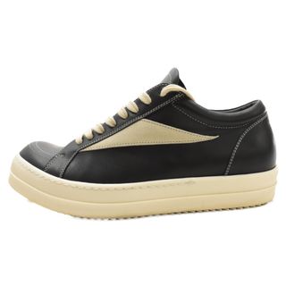 リックオウエンス(Rick Owens)のRick Owens リックオウエンス VINTAGE SNEAKS/BLACK ヴィンテージスニーカー ローカット レザースニーカー RU02C7897LCGLVS ブラック(スニーカー)