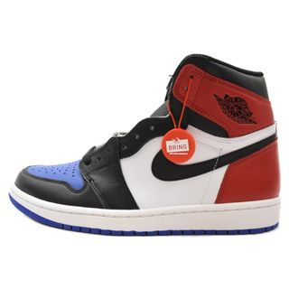 ナイキ(NIKE)のNIKE ナイキ AIR JORDAN 1 RETRO HIGH OG TOP 3 555088‐026 エアジョーダン1 トップ3 ハイカットスニーカー US8.5/26.5cm ブラック/レッド/ブルー(スニーカー)