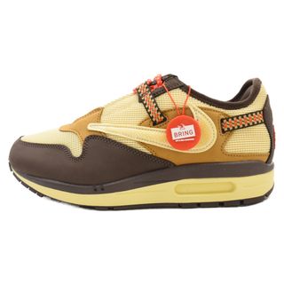 ナイキ(NIKE)のNIKE ナイキ ×TRAVIS SCOTT Air Max 1 CACTUS Brown DO9392-200 トラヴィススコット エアマックス1 カクタスブラウン ローカットスニーカー US8.5/26.5cm ブラウン(スニーカー)