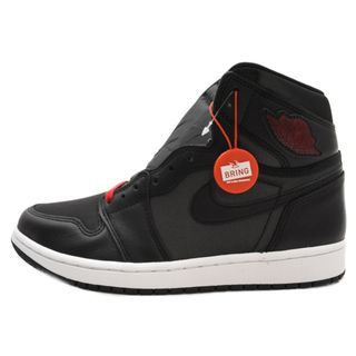 ナイキ(NIKE)のNIKE ナイキ AIR JORDAN 1 RETRO HIGH OG BLACK SATIN 555088-060 エアジョーダン1 ハイカットスニーカー US8.5/26.5cm ブラック(スニーカー)