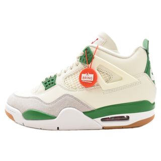 ナイキ(NIKE)のNIKE SB ナイキエスビー AIR JORDAN 4 RETRO SP Pine Green DR5415-103 エアジョーダン 4 パイングリーン ハイカットスニーカー ホワイト/グリーン US8.5/26.5cm(スニーカー)