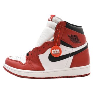 ナイキ(NIKE)のNIKE ナイキ 15年製 AIR JORDAN 1 RETRO HIGH OG CHICAGO 555088-101 エアジョーダン1 ハイカットスニーカー シカゴ US8.5/26.5cm ホワイト/レッド(スニーカー)