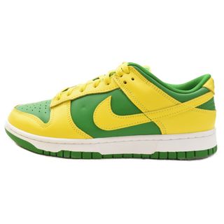 ナイキ(NIKE)のNIKE ナイキ DUNK LOW REVERSE BRAZIL DV0833-300 ダンクローリバース ブラジル ローカットスニーカー シューズ イエロー/グリーン US9/27cm(スニーカー)