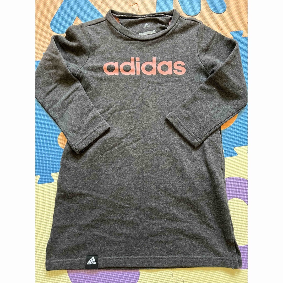 adidas(アディダス)のadidas チュニック ワンピース 120cm キッズ/ベビー/マタニティのキッズ服女の子用(90cm~)(ワンピース)の商品写真