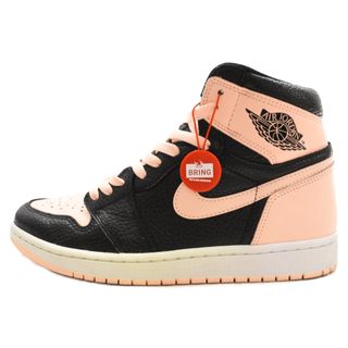 ナイキ(NIKE)のNIKE ナイキ AIR JORDAN 1 RETRO HIGH CRIMSON TINT エアジョーダン1 レトロ ハイカットスニーカー クリムゾンティント ブラック/ピンク 555088-081 US9/27.0cm(スニーカー)