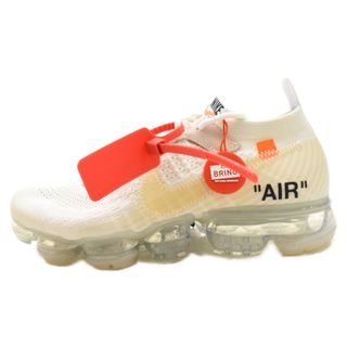 ナイキ(NIKE)のNIKE ナイキ ×OFF-WHITE THE 10 AIR VAPORMAX FK FLYKNIT AA3831-100 オフホワイト ザテン エアヴェイパーマックス フライニット ローカットスニーカー US7.5/25.5cm(スニーカー)