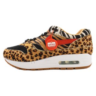 ナイキ(NIKE)のNIKE ナイキ ×atmos AIR MAX 1 DLX ANIMAL アトモス エアマックス 1 アニマル ローカットスニーカー ブラウン US8/26cm AQ0928-700(スニーカー)