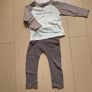 ロングTシャツ　ズボン　95センチセット(Tシャツ/カットソー)