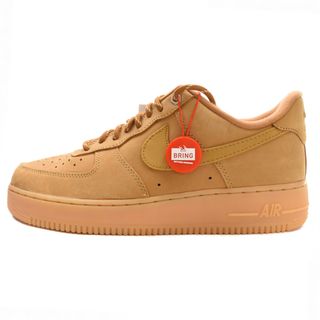 ナイキ(NIKE)のNIKE ナイキ AIR FORCE 1 07 WB FLAX/WHEAT-GUM LIGHT BROWN エアフォース ローカットスニーカー ウィート ブラウン US9.5/27.5cm CJ9179-200(スニーカー)