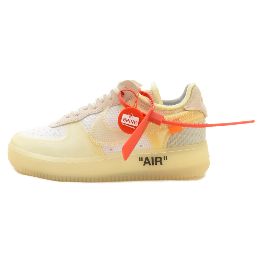 NIKE(ナイキ)のNIKE ナイキ ×OFF-WHITE THE 10: AIR FORCE 1 LOW オフホワイト ザテン エアフォース1 ローカットスニーカー ホワイト US8/26cm AO4606-100 メンズの靴/シューズ(スニーカー)の商品写真