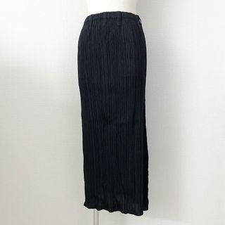 プリーツプリーズイッセイミヤケ(PLEATS PLEASE ISSEY MIYAKE)の25d14 PLEATS PLEASE プリーツプリーズ プリーツ加工 ロングスカート プリーツスカート PP33-JG446 サイズ4 ブラック ポリエステル レディース(ロングスカート)