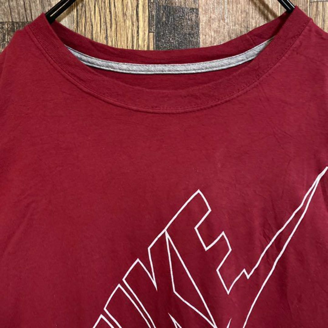 NIKE(ナイキ)のナイキ デカロゴ スウッシュ ストリート Tシャツ USA古着 半袖 メンズ メンズのトップス(Tシャツ/カットソー(半袖/袖なし))の商品写真