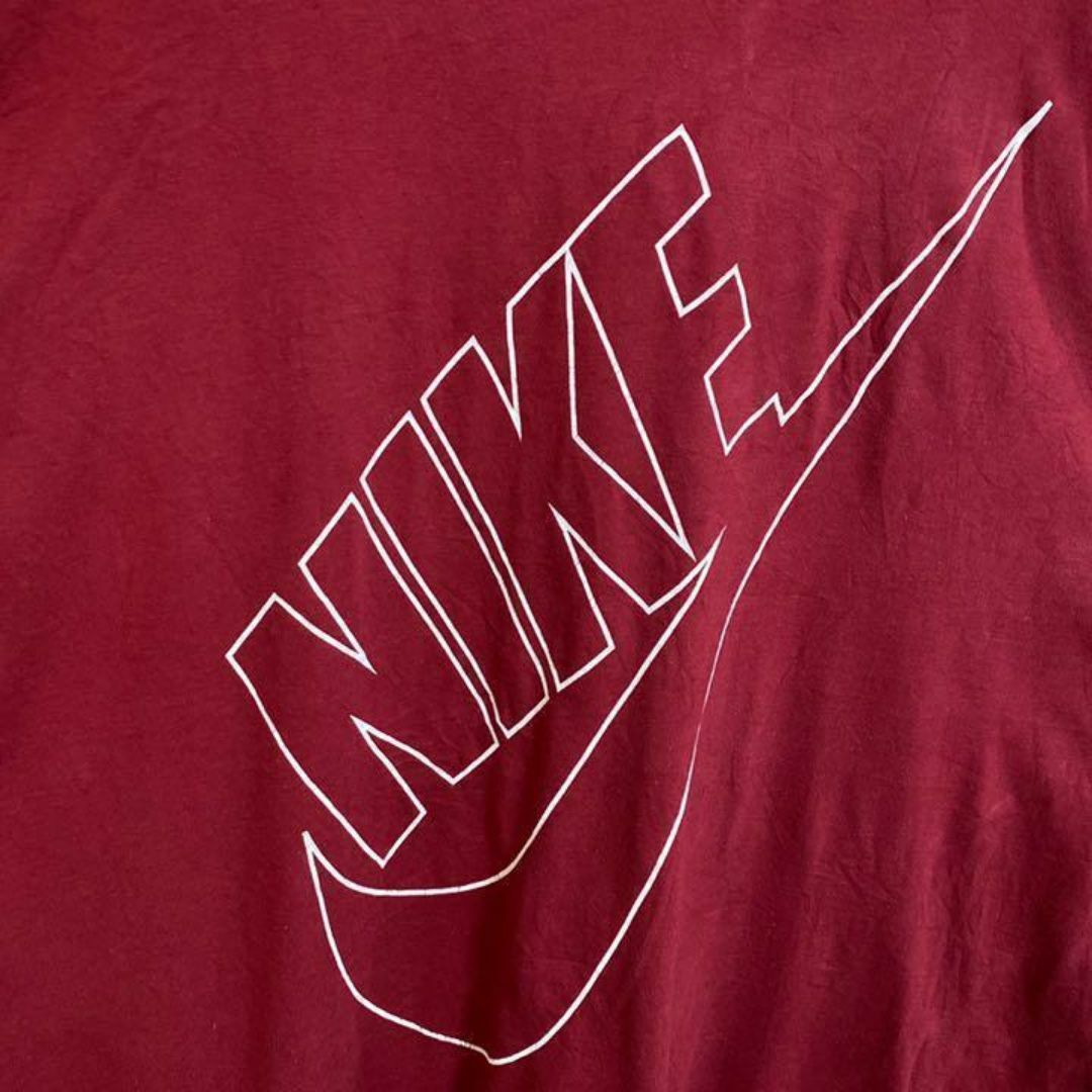 NIKE(ナイキ)のナイキ デカロゴ スウッシュ ストリート Tシャツ USA古着 半袖 メンズ メンズのトップス(Tシャツ/カットソー(半袖/袖なし))の商品写真