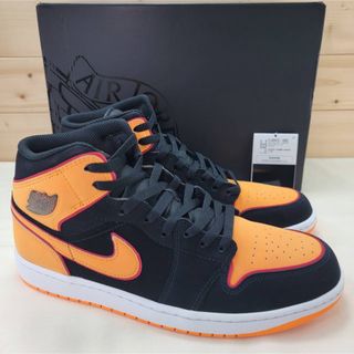 ジョーダン(Jordan Brand（NIKE）)のナイキ エアジョーダン1 ミッド SE "ヴィヴィッドオレンジ" 28.5㎝(スニーカー)