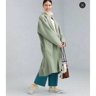 ユナイテッドアローズグリーンレーベルリラクシング(UNITED ARROWS green label relaxing)の美品　green label relaxing リバーチェスターコート(チェスターコート)