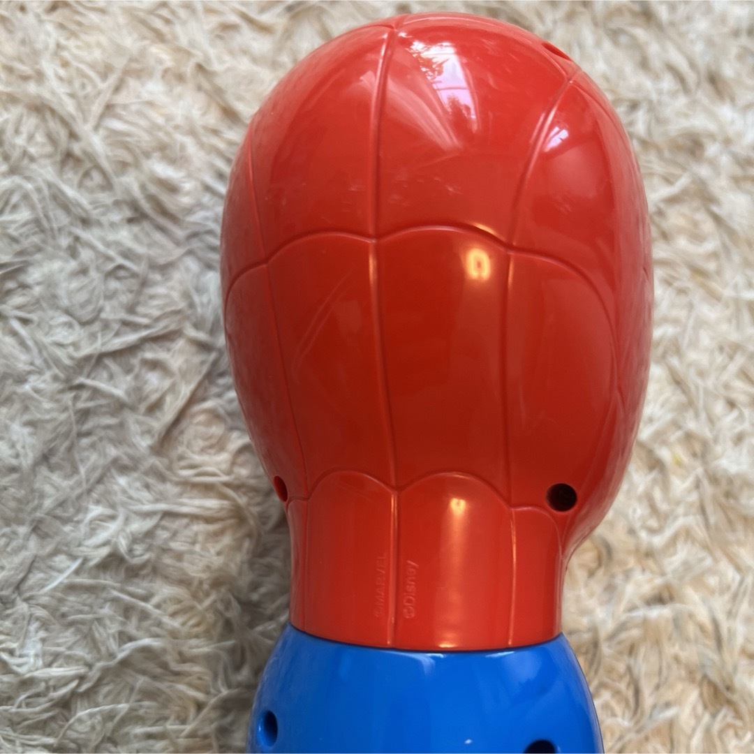 MARVEL(マーベル)のディズニーストア　スパイダーマン　シャボン玉　バブルワンド　電池式 エンタメ/ホビーのおもちゃ/ぬいぐるみ(キャラクターグッズ)の商品写真